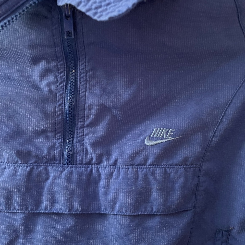 Vintage Nike Track Suit / Windbreaker Light Royal Blue Top & Bottom Medium - Picture 4 of 10